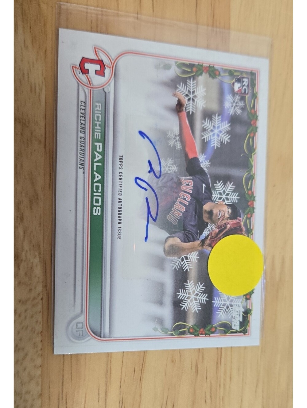 2022 Topps Holiday - Mega Box Autographs Richie Palacios #WHA-RP /250 (AU, RC)